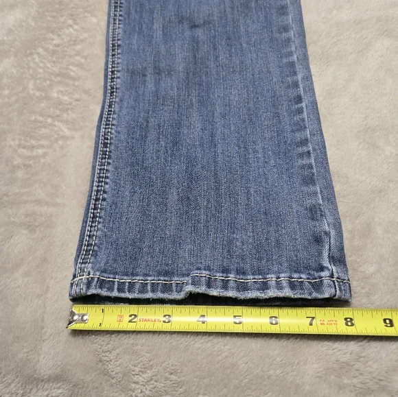 Rock And Roll Denim Revolver Slim Straight Leg Jeans Mens Size 36x33 Western - Picture 10 of 11